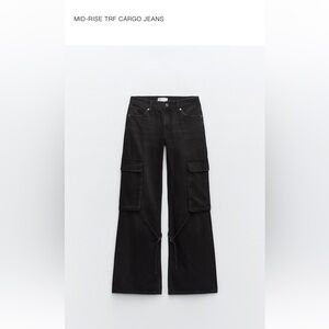 Zara black denim size 14